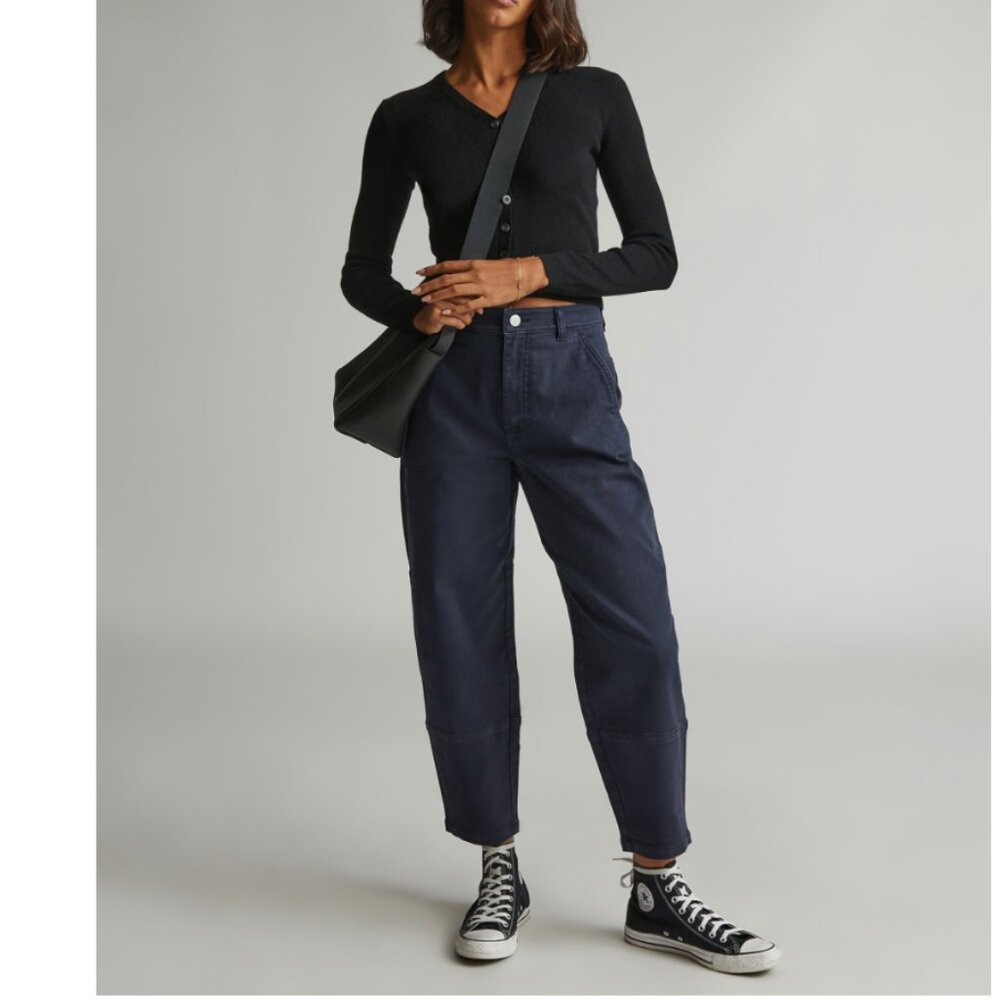Everlane The Utility Barrel Pant Navy